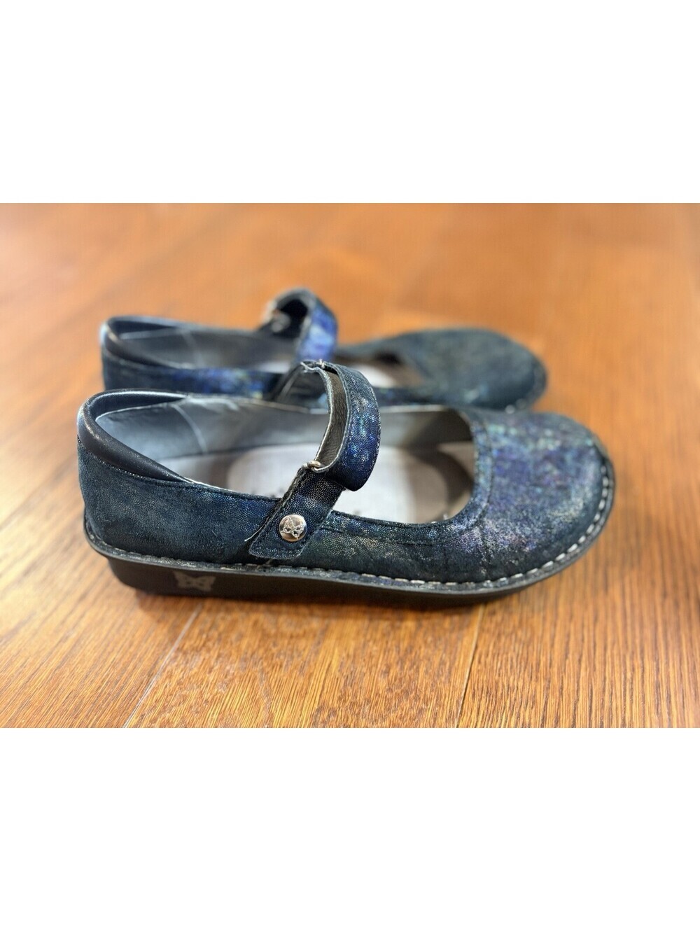 Alegria Belledigo Dream Womens EU 37 Leather Mary Jane Wedge Comfort Shoe